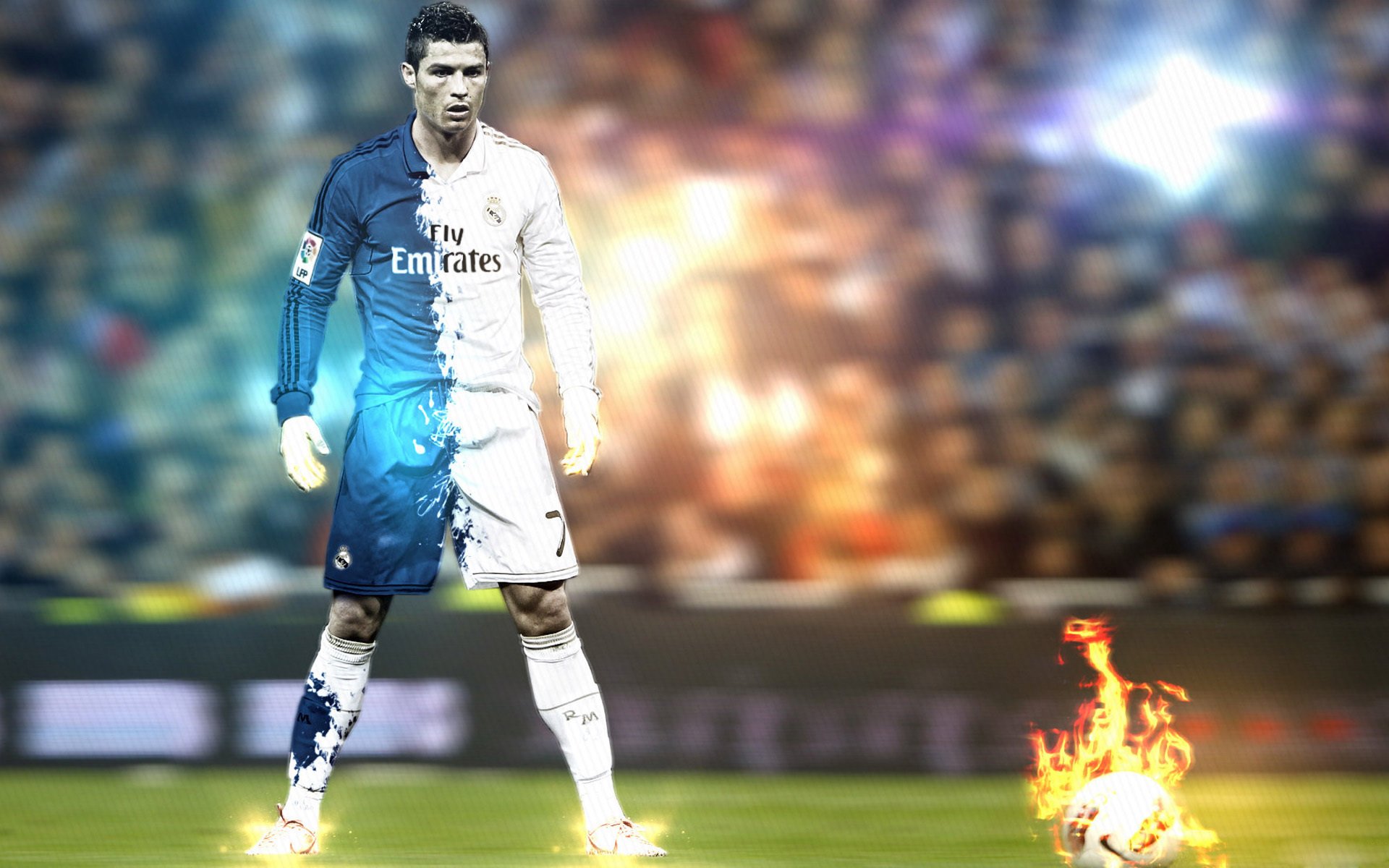 夜间灯光足球超炫表演，点亮城市绿茵夜，足球场夜间照明灯